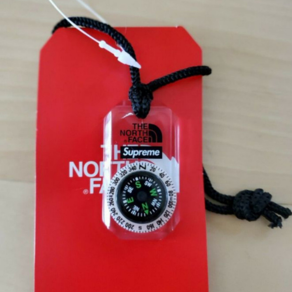 Supreme x The North Face Compass Necklace FW18 NEW